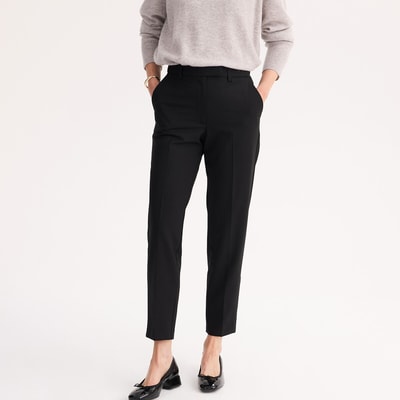 Chino broek, in stretch wolmix ANNE WEYBURN