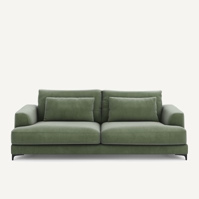 4-Sitzer-Schlafsofa Marsile, Samt AM.PM