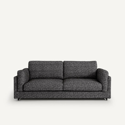 Sofá-cama em malha tipo borboto, César AM.PM