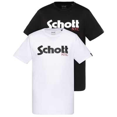 Set van 2 T-shirts met logo SCHOTT