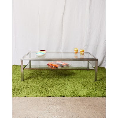 Table basse en laiton Donna N°801 - Bon état DEBONGOUT
