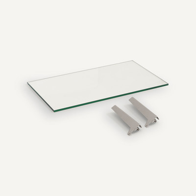 Regalboden Archivita XL, gehärtetes Glas, B. 60 cm AM.PM
