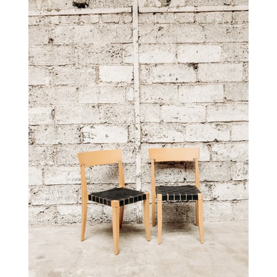 Lot de 6 chaises Alma N°449 - Bon état DEBONGOUT