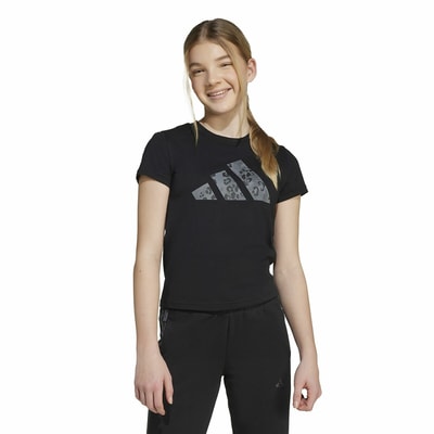 T-shirt met korte mouwen en luipaardprint ADIDAS SPORTSWEAR