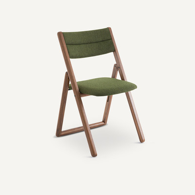 Plooistoel in notenhout Camminata design E.Gallina AM.PM