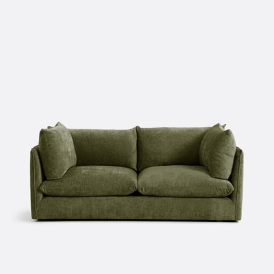Canapé droit, 3 places, en velours épais texturé, MALO  LA REDOUTE INTERIEURS