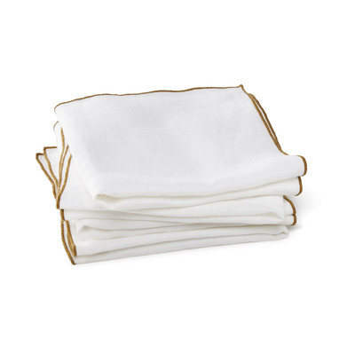 Lot de 4 serviettes en chanvre lavé, Helmati AM.PM
