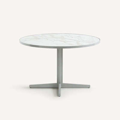 Mesa de jardim redonda em alumínio, Calizi AM.PM