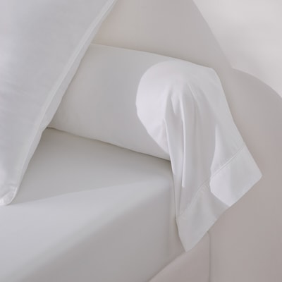 Opal almindelig bomuld satin 350 trådtæller Bolster Case LA REDOUTE INTERIEURS
