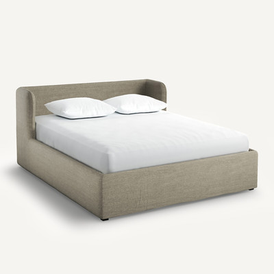 Cama com arrumação em linho com estrado elevatório, Robwig AM.PM