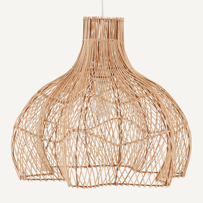 Hanglamp in gevlochten rotan, Rotanga AM.PM