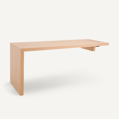 Plateau de bureau avec pied, en chêne L175, Mikube AM.PM