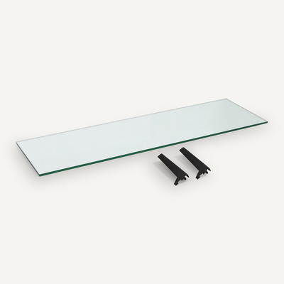 Regalboden Archivita XL, gehärtetes Glas, B. 110 cm AM.PM