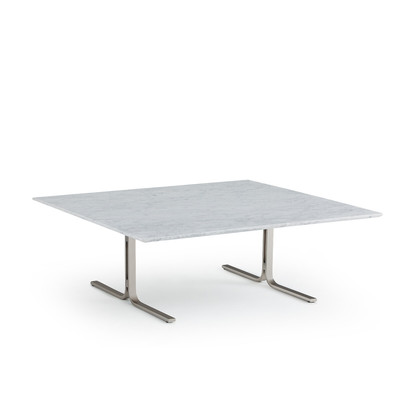 Vierkante salontafel in marmer en metaal, Belno AM.PM