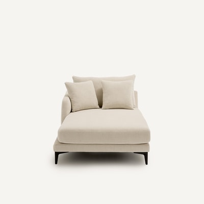 Méridienne en polyester natté, MODERNISTE, design Emmanuel Gallina AM.PM X EMMANUEL GALLINA