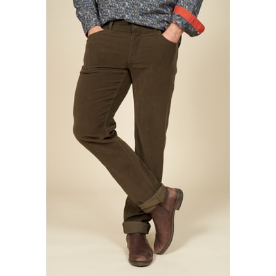Pantalon 5 poches velours côtelé MCS