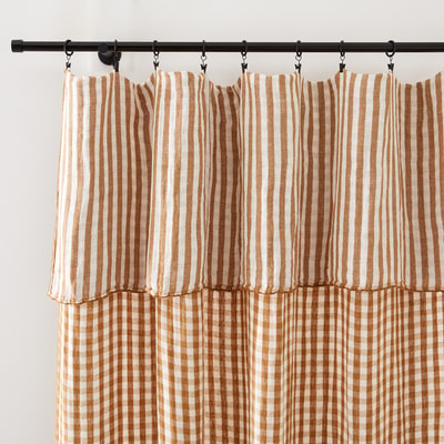 Panneau double gaze coton/lin, Cottage LA REDOUTE INTERIEURS