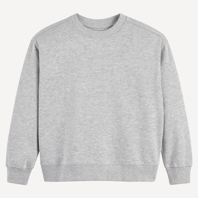 Sweatshirt met ronde hals in molton LA REDOUTE COLLECTIONS