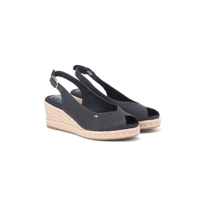 Slingback sandalen met sleehak TOMMY HILFIGER