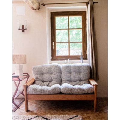 Petite banquette en pin Clara N°40 - Bon état DEBONGOUT