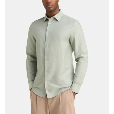 Chemise droite hali en lin et coton GALERIES LAFAYETTE