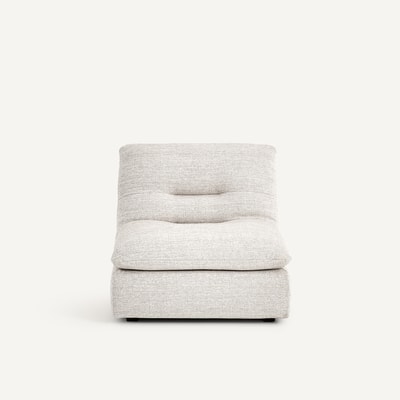 Chauffeuse, modulable, en toile jaspée, GIULIANO AM.PM