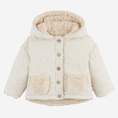 Warme jas met kap, omkeerbaar LA REDOUTE COLLECTIONS