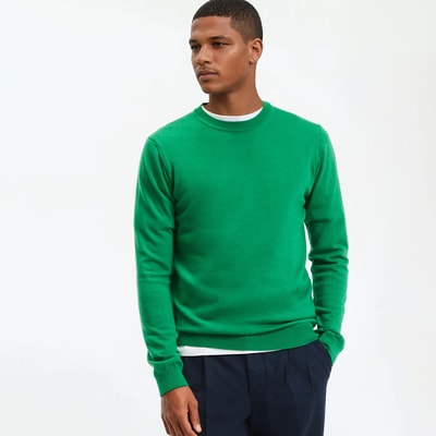 Pull laine mérinos Signature, BASTIEN LA REDOUTE COLLECTIONS