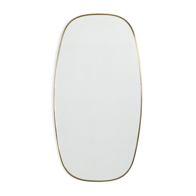 Miroir cadre laiton vieilli H100cm, Caligone AM.PM