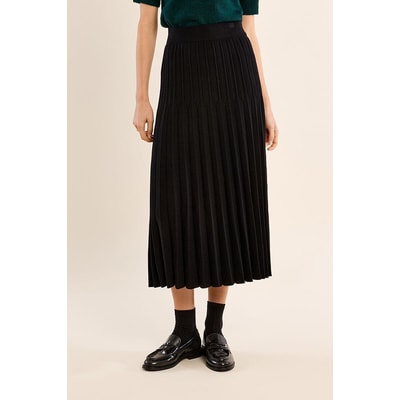 Lange plissérok in tricot MOLLY BRACKEN