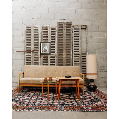 Banquette modulable en bois Clara N°64 - Bon état DEBONGOUT