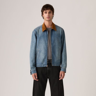 Jas met rits en contrasterende kraag LEVI'S