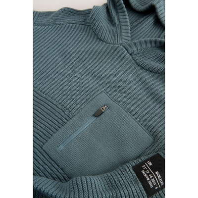 Sweat à capuche en maille style militaire NEXT