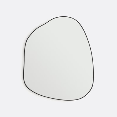 Espelho com forma orgânica, comprimento 63,5 cm, altura 53,3 cm, ORNICA LA REDOUTE INTERIEURS