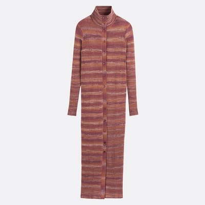 Stripete genser/genserkjole med lange ermer LA REDOUTE COLLECTIONS