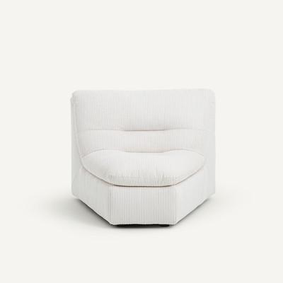 Modulaire hoek in geribbeld polyester, Giuliano AM.PM