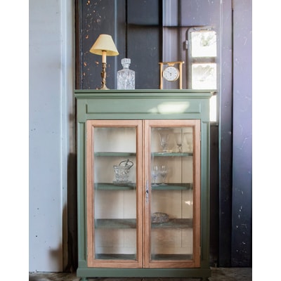 Petite vitrine en bois Victoria N°176 - Bon état DEBONGOUT