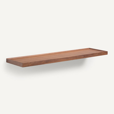 Mensola da parete noce L100 cm, Tidder AM.PM