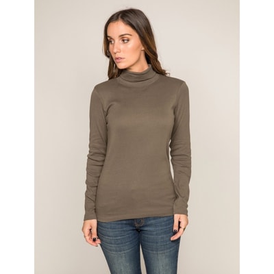 Sous Pull Col Roulé Pur Coton Peigné Fusee DONA LISA