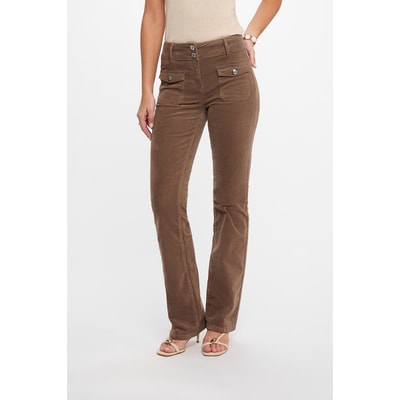 Pantalon ajusté velours MORGAN