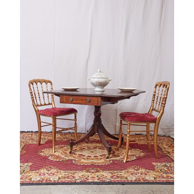 Table à manger anglaise pliante Romy N°600 - Bon état DEBONGOUT