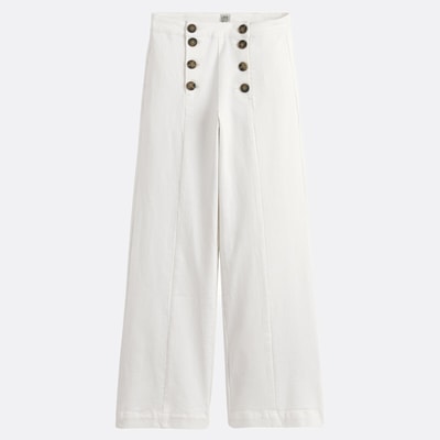 Wijde jeans in matrozenstijl, hoge taille LA REDOUTE COLLECTIONS