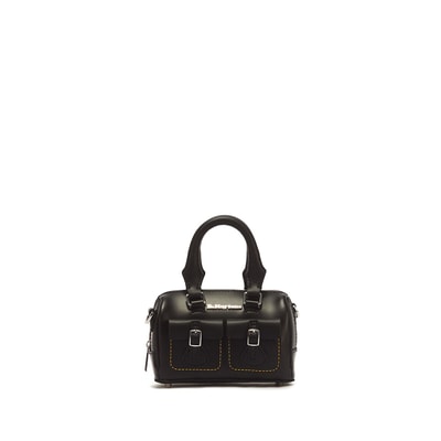 Mini-handtas, van leer, met hengsels DR. MARTENS