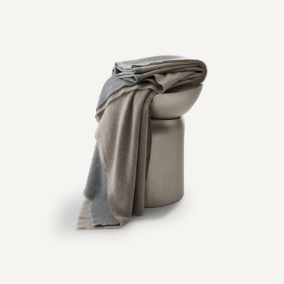 Omkeerbare plaid in kasjmier en zuiver wol, Chama AM.PM