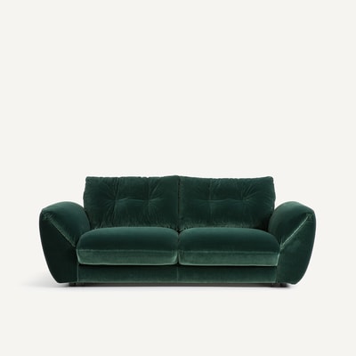3P-Sofa, umwandelbar, Velours, Edgar AM.PM