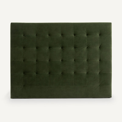 Tête de lit capitonnée velours H120cm, Selve AM.PM