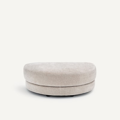 Repose-pieds modulable en velours chenille, TIBERIO AM.PM