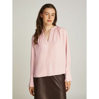 Blouse met V-hals en lange mouwen TOMMY HILFIGER