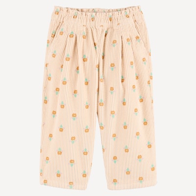 Carrotbroek met bloemenprint LA REDOUTE COLLECTIONS