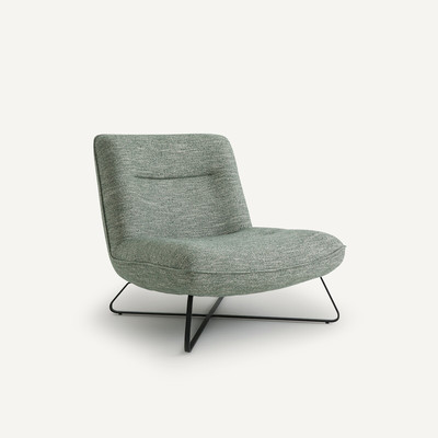 Fauteuil tissu texturé, Helma AM.PM